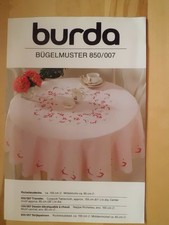 Burda Bügelmuster 850/007 Richelieudecke, Abplättmuster, sticken