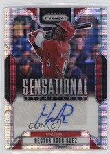 2025 Panini Prizm Sensational Signatures Pulsar /199 Hector Rodriguez Auto 1o6l