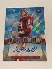2025 Panini Score Wesley Walls /25 Auto It’s Good Blue San Francisco 49ers