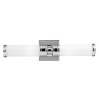 Wandlampe Wandleuchte Spiegellampe Led Badezimmerleuchte Chrom Poliert Glas Weiß