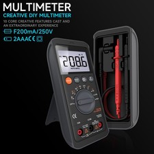 Digital Multimeter Tester 6000 Counts with DC/AC Voltmeter; Measures Voltage