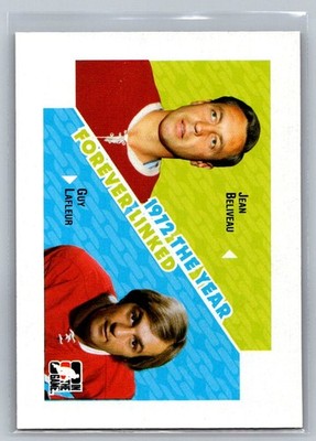 2009-10 ITG 1972 Year In Hockey #FL-04 Beliveau / Lafleur Forever Linked