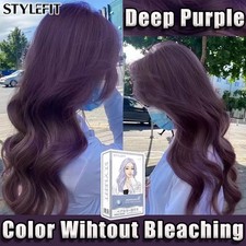 STYLEFIT Profession Hair dye Free Peroxide+full set tool [Deep Purple]