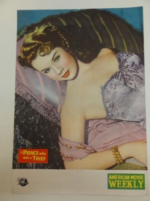 074 'Prince Thieves' Tony Curt Piper Laurie Everett Sloane Jeff Corey G6