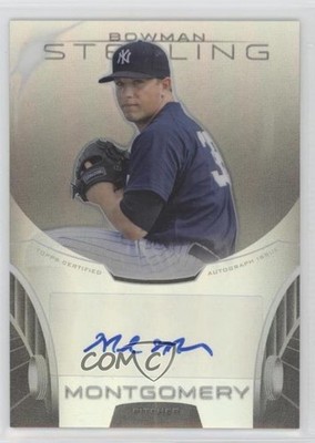 2013 Bowman Sterling Prospect Refractor /150 Mark Montgomery #BSAP-MMO Auto x6n