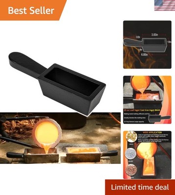 Heavy-Duty 25 oz Melt Casting Mold with Ergonomic Handle for Easy Control