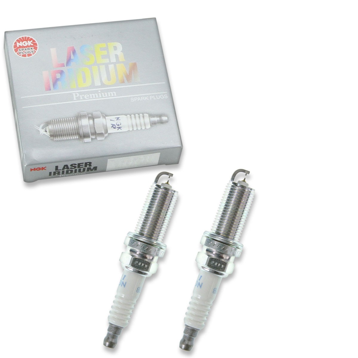 2 pc NGK 97218 DILFR7B10G Laser Iridium Spark Plugs for 55564748 Ignition oo