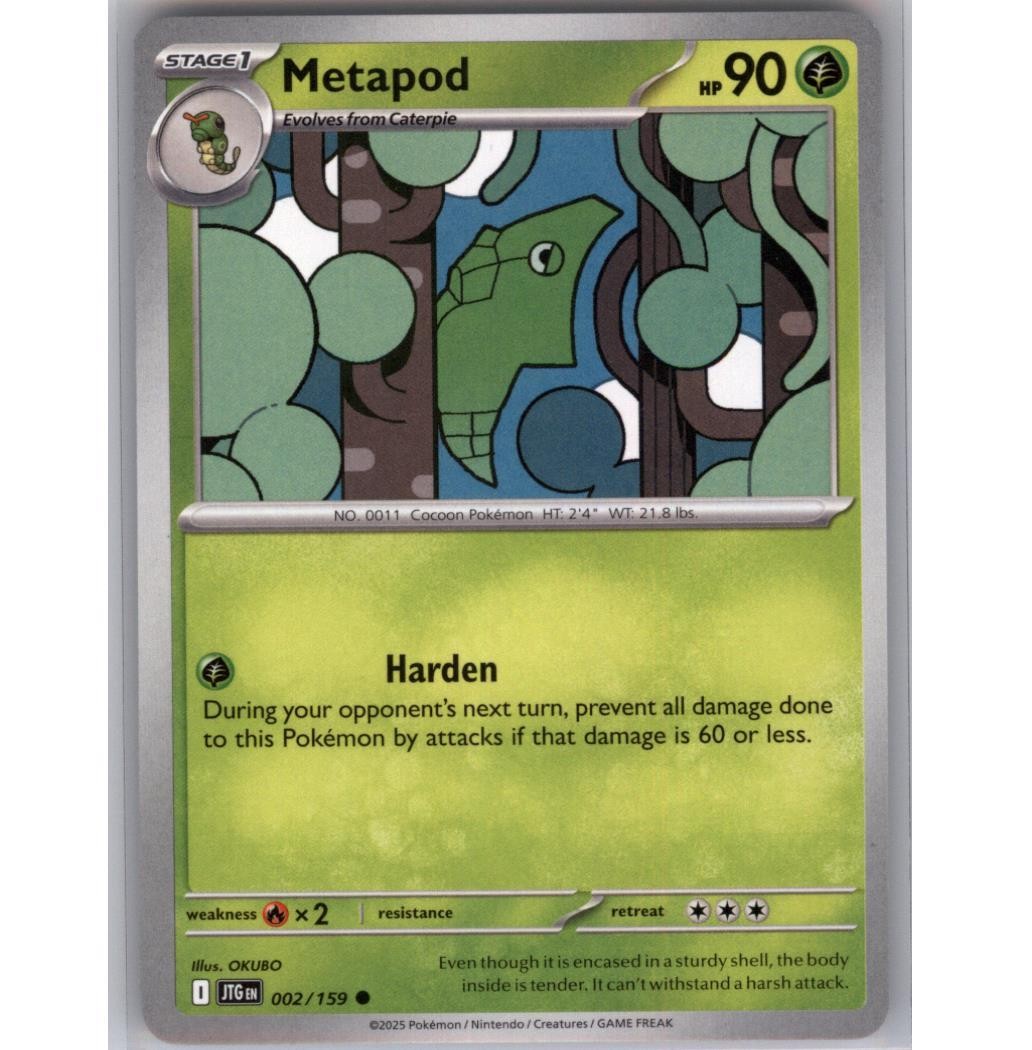 Metapod Normal Common SV09: Journey Together 002/159 NM