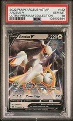 Arceus V 122/172 Ultra Premium Collection Metal Card