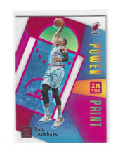 2020-21 Panini Donruss Basketball Power In The Paint Insert #3 Bam Adebayo