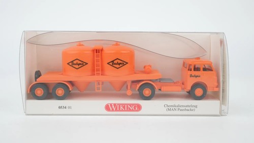 Wiking H0 0534 01 MAN semirremolque químico | Condition: Gebraucht