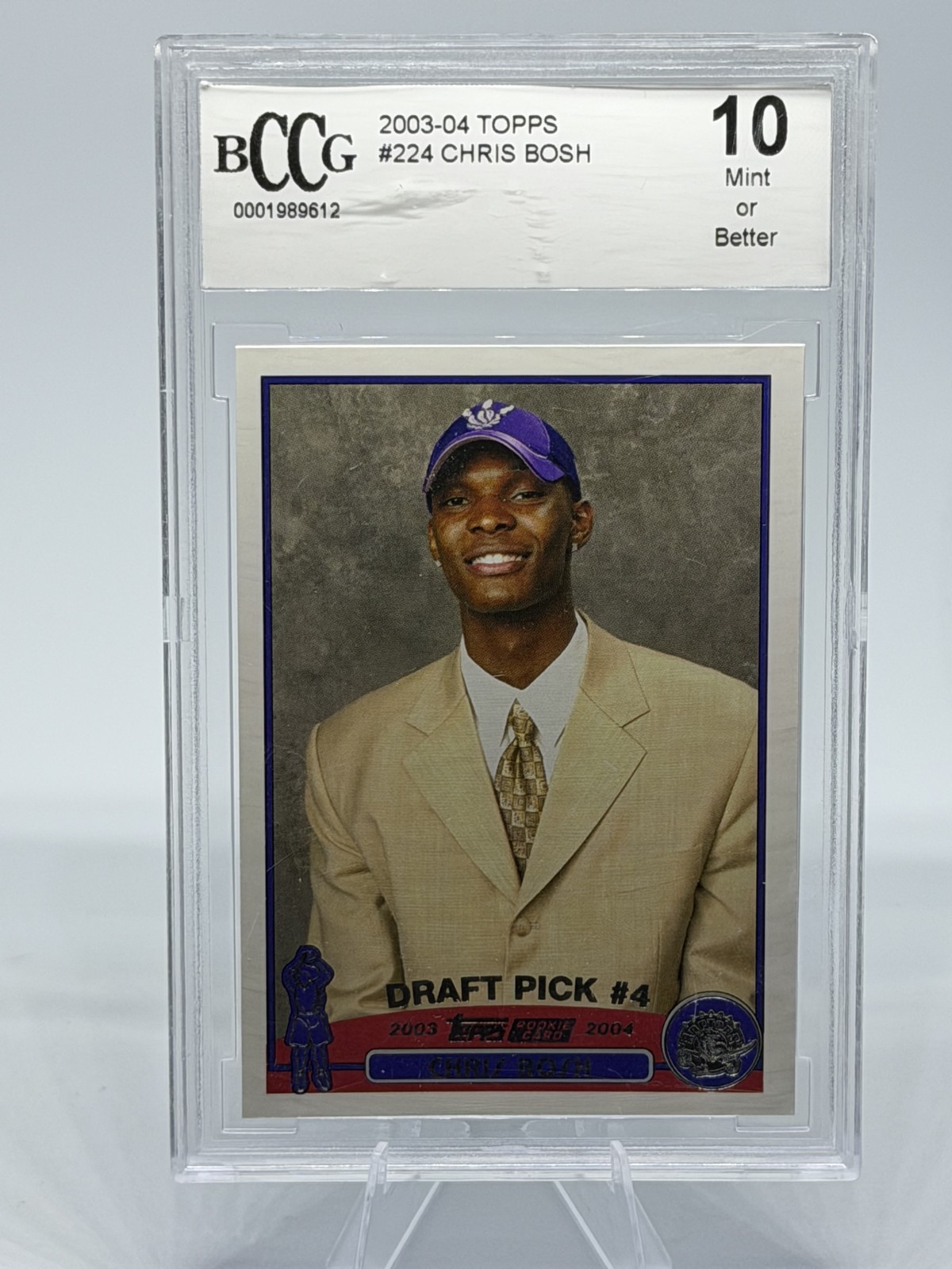 2003-04 Topps - Draft Pick Chris Bosh #224 (RC)