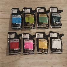 Sennelier abstract 4oz  Paint Set Of 8 Colors