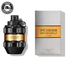 Spicebomb Extreme EDP Men – Woody Spicy Fragrance with Amber Vanilla 3.4 oz