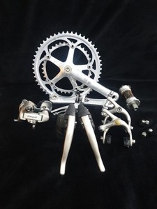 Campagnolo Record 2x9 groupset, 170mm 53/39 13/26 British
