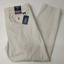 Chaps Straight Fit Chino Pants Men's Size 40x30 Stone Seacoast Wash