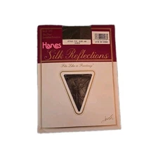 Hanes Silk Reflections Non-Control Top Silky Sheer Pantyhose 715 AB Sable New