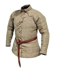 gambeson padded medieval thick armor viking cotton costume sca larp historical