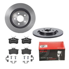 BREMBO BREMSSCHEIBEN Ø272MM + BREMSBELÄGE HINTEN FÜR CITROEN C8 PEUGEOT 807 