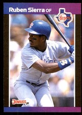 Ruben Sierra 1989 Donruss #48 Texas Rangers MLB READ FREE SHIPPING AutographDen
