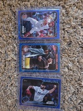 Topps Numbered 3 Card Lot.  All Three Cards /999