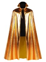 Goldener Umhang - Cape Fasching KostüM Halloween - Weiter Und Schimmernder