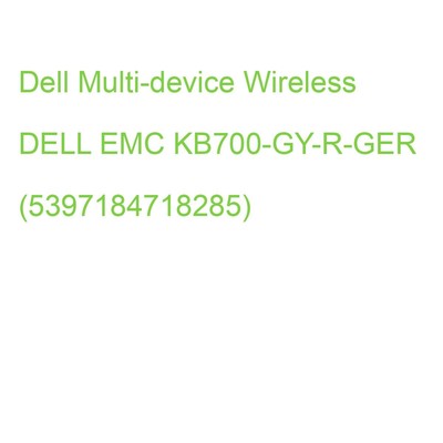 Dell Multi-device Wireless DELL EMC KB700-GY-R-GER (5397184718285)