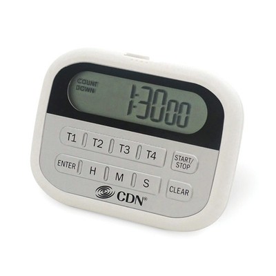CDN PT2 Programmable Digital Timer and Clock w/ Pocket Clip