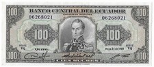 [UNC] 1980 Ecuador 100 Sucres P-112a 