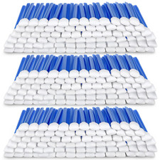 300 Pcs Foam Cleaning Swab Stick 5.12" Blue Square Rectangle Sponge Tip Swabs fo
