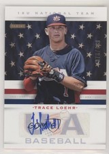 2013 Panini USA Baseball Box Set 18U National Team /499 Trace Loehr #10 Auto 4m3