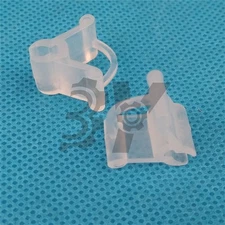 NEW 50pcs plastic grafting clips for garden vegetable plants round #tp