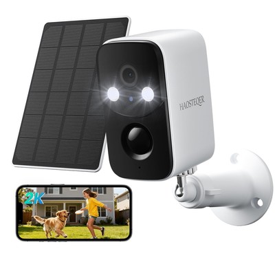 Solar Security Cameras Wireless Outdoor, WiFi Cameras for Home Security, Moti...