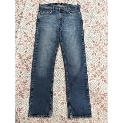 Hollister Epic Flex Slim Straight Jeans Mens 29x30 Medium Wash Blue Denim