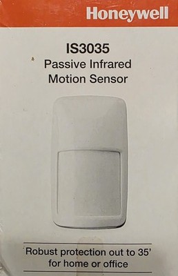 Honeywell IS3035 Passive Infrared Motion Detector Sensor White, 35ft Range