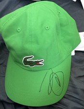 Novak Djokovic Signed Lacoste Novak Tennis Hat With Proof