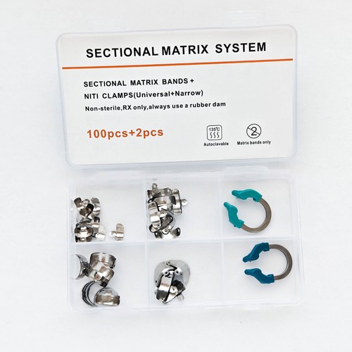 Dental Matrix Bands Ring Sectional Matrice Clamp Fit Garrison Palodent V3 System - Picture 13 of 39