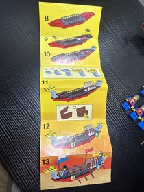 Vtg. LEGO Legoland Viking Voyager 6049 100% Complete w/ Minifigs Instruction A3