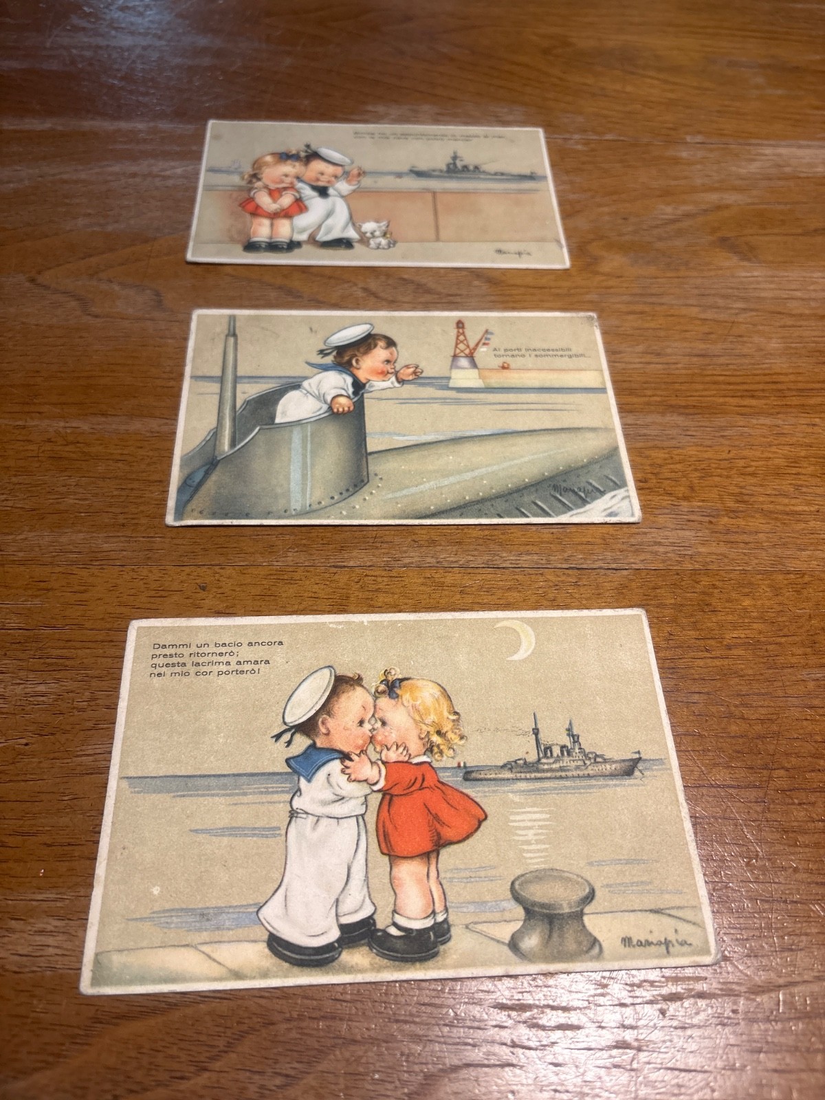 Lotto 3 Cartoline  Regia  Marina  IIGM
