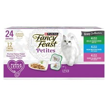 Purina Gourmet Wet Cat Food Variety Pack: 12 Tub Gravy Collection 2.8 oz Each