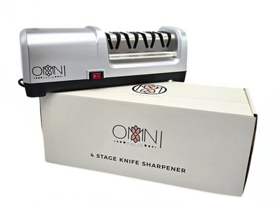 Professional 4-Stage Heavy Duty Electric Knife Sharpener with Diamond Abrasiv...