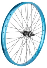SE Bikes Big Flyer Front Wheel Black/Blue/Leopard