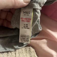 Ladies M & S Pj Set Matching Pyjamas