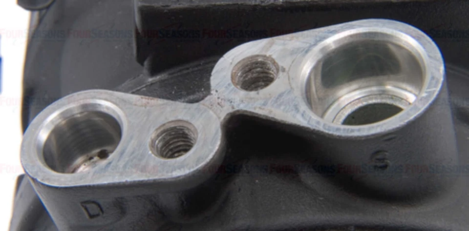 Compresor de aire acondicionado compatible con Infiniti G35 2003-2007 cuatro estaciones Foto 4 de 4