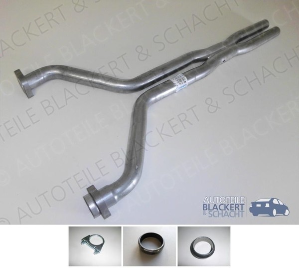 Imasaf Auspuff Frontrohr+Anbauteile für Mercedes-Benz W126 380+500 Se/Sel/Sec-image