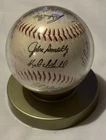 Vintage 1990s Atlanta Braves Facsimile Team Signed Baseball with Holder