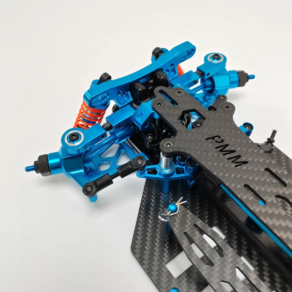 1/10 Alloy Upgrade RC Chassis for Tamiya TT02 Shaft Drive Touring Car Frame Kit - Image 4 of 4
