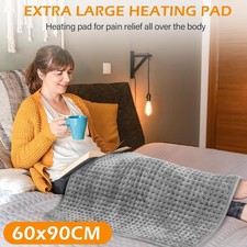 Electric Heating Pad Automatic Switch-Off 30 Temperature Levels 12 Timer Setting