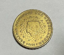 Netherlands 2000 10 Cents  Euro. Vintage Coin.