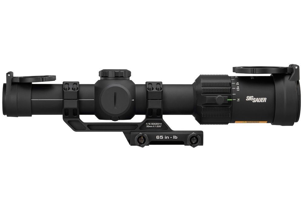 Sig Sauer TANGO-MSR 1-8x24mm Riflescope, MSR BDC-8 Reticle, ALPHA